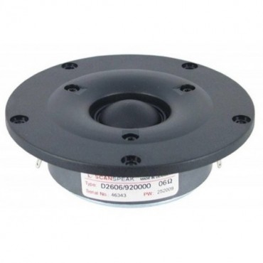 Discovery D2606/920000 1" Coated Textile Dome Tweeter