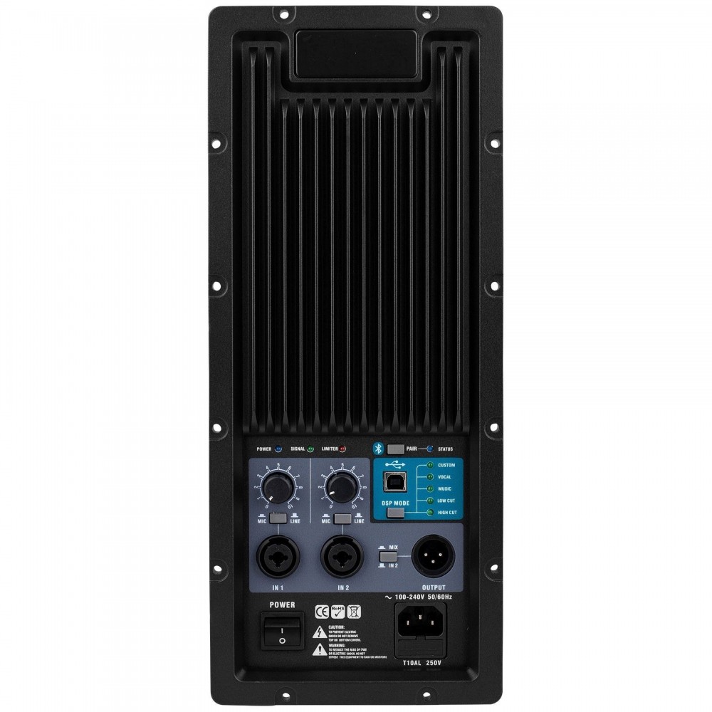 PPA800DSP 2-Way Plate Amplifier 800W 2-Channel with DSP and Bluetooth
