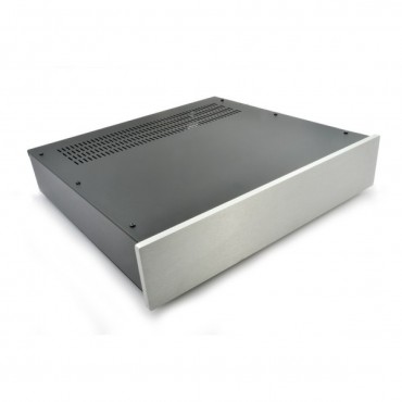 Modushop 2U chassis - 400mm deep with 10mm silver front panel