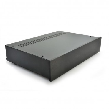 Modushop 2U chassis - 300mm deep with 10mm black front panel