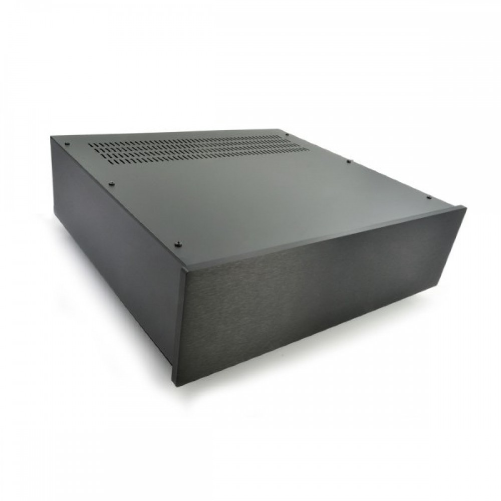 Modushop 3U chassis - 400mm deep with 10mm black front panel