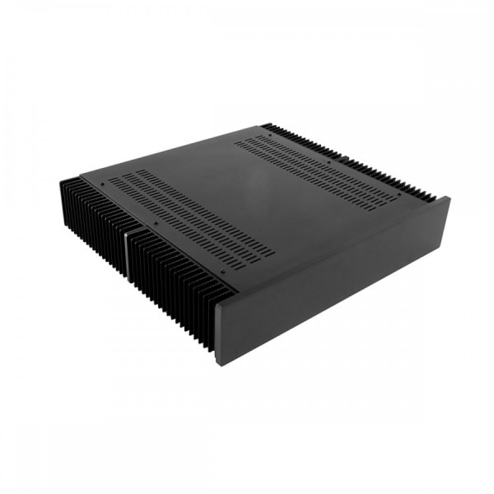 Modushop 2U chassis - 400mm deep with 10mm black front panel